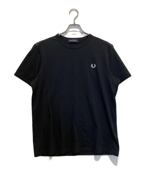 FRED PERRY（フレッドペリー）FRED PERRY (フレッドペリー) リンガーTシャツ ブラック サイズ:Lの古着・服飾アイテム