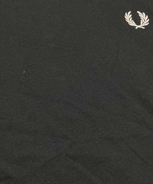 FRED PERRY（フレッドペリー）FRED PERRY (フレッドペリー) リンガーTシャツ ブラック サイズ:Lの古着・服飾アイテム