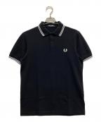 FRED PERRYフレッドペリー）の古着「ポロシャツ」｜ネイビー×ホワイト