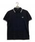 FRED PERRY（フレッドペリー）の古着「ポロシャツ」｜ネイビー×ホワイト