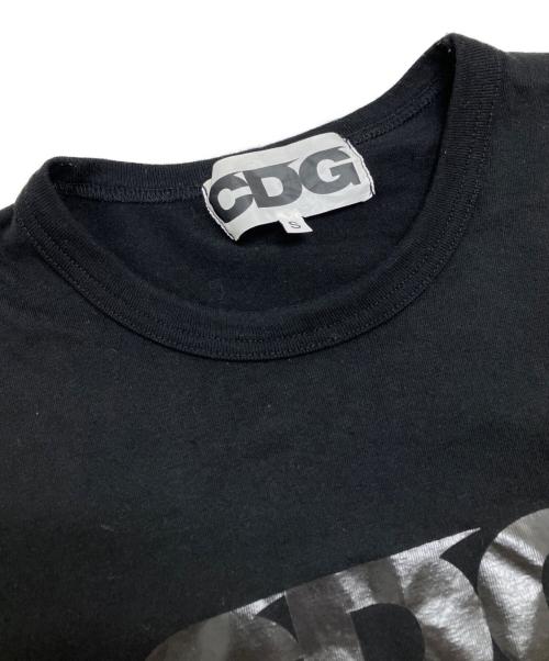 CDG（シーディージー）CDG (シーディージー) プリントカットソー ブラック サイズ:Sの古着・服飾アイテム