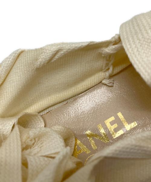 CHANEL（シャネル）CHANEL (シャネル) エスパドリーユ アイボリー サイズ:37の古着・服飾アイテム