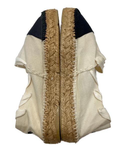CHANEL（シャネル）CHANEL (シャネル) エスパドリーユ アイボリー サイズ:37の古着・服飾アイテム