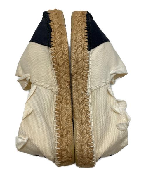 CHANEL（シャネル）CHANEL (シャネル) エスパドリーユ アイボリー サイズ:37の古着・服飾アイテム