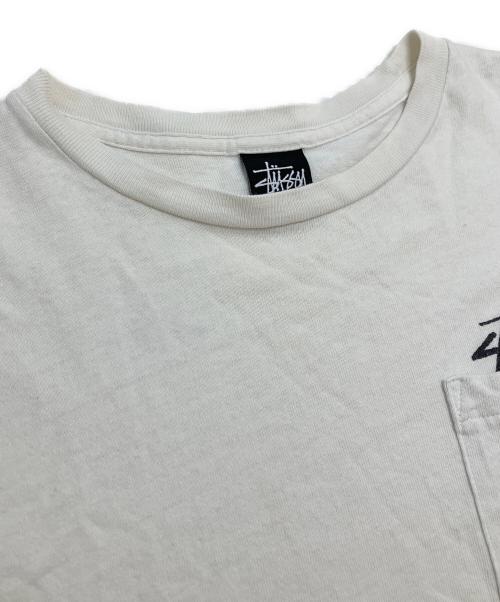 stussy（ステューシー）stussy (ステューシー) 半袖Tシャツ ホワイト サイズ:Sの古着・服飾アイテム