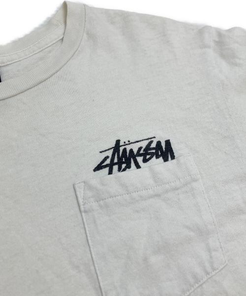 stussy（ステューシー）stussy (ステューシー) 半袖Tシャツ ホワイト サイズ:Sの古着・服飾アイテム