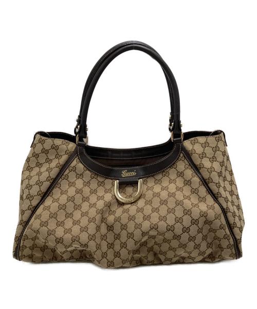 GUCCI（グッチ）GUCCI (グッチ) GGキャンバス 	アビー トートバッグ ベージュ サイズ:　の古着・服飾アイテム