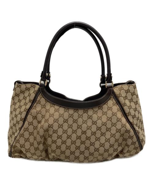 GUCCI（グッチ）GUCCI (グッチ) GGキャンバス 	アビー トートバッグ ベージュ サイズ:　の古着・服飾アイテム