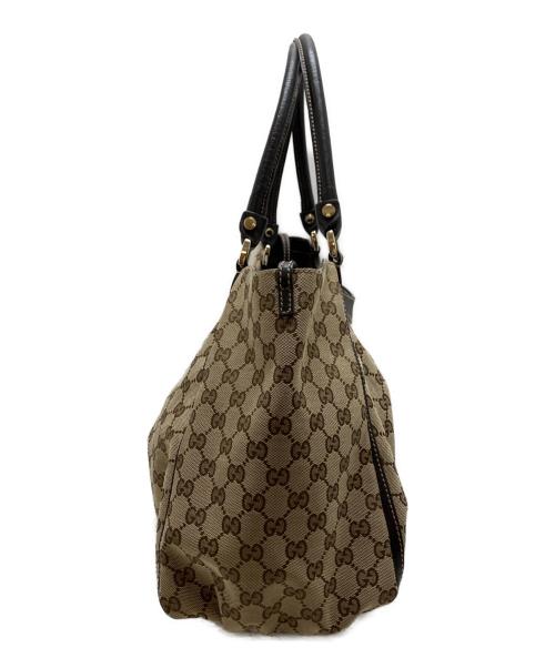 GUCCI（グッチ）GUCCI (グッチ) GGキャンバス 	アビー トートバッグ ベージュ サイズ:　の古着・服飾アイテム