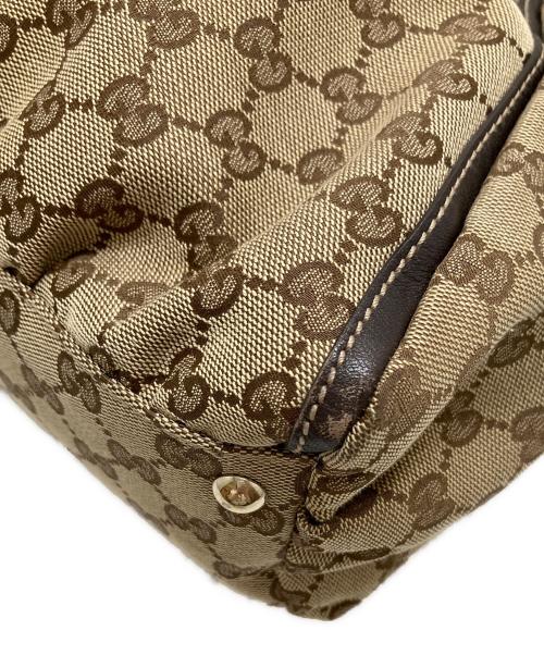 GUCCI（グッチ）GUCCI (グッチ) GGキャンバス 	アビー トートバッグ ベージュ サイズ:　の古着・服飾アイテム