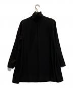 VERMEIL par ienaヴェルメイユ パー イエナ）の古着「ツイルストレッチハイネックチュニック」｜ブラック