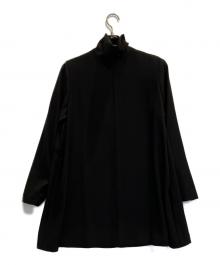 VERMEIL par iena（ヴェルメイユ パー イエナ）の古着「ツイルストレッチハイネックチュニック」｜ブラック