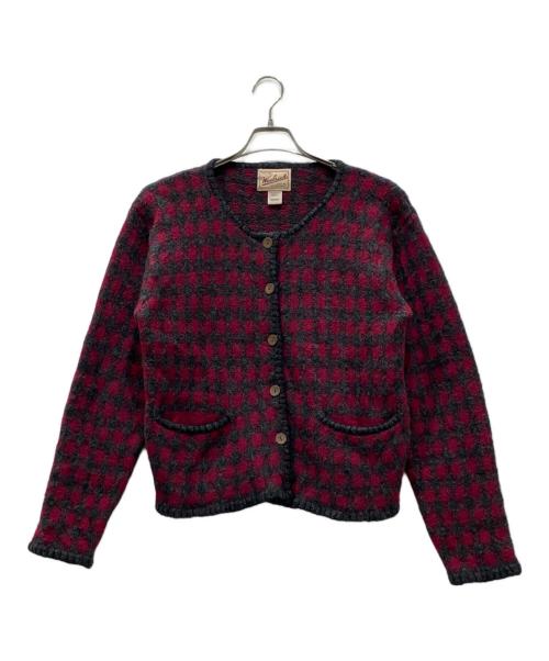 WOOLRICH（ウールリッチ）WOOLRICH (ウールリッチ) カーディガン レッド サイズ:Sの古着・服飾アイテム