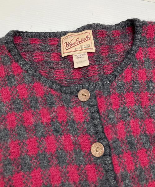 WOOLRICH（ウールリッチ）WOOLRICH (ウールリッチ) カーディガン レッド サイズ:Sの古着・服飾アイテム