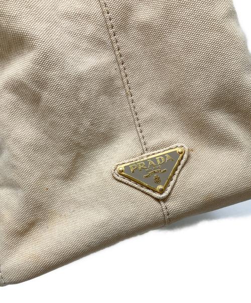 PRADA（プラダ）PRADA (プラダ) カナパ キャンバストートバッグ ベージュの古着・服飾アイテム