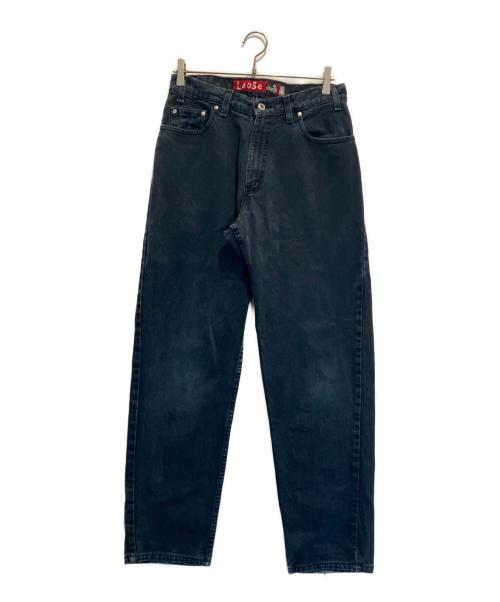 LEVI'S（リーバイス）LEVI'S (リーバイス) 後染めデニムパンツ ブラック サイズ:内タグ欠損の為不明の古着・服飾アイテム