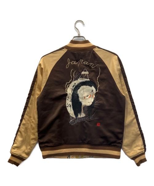 FULLCOUNT（フルカウント）FULLCOUNT (フルカウント) リバーシブルスカジャン ブラウン サイズ:38の古着・服飾アイテム