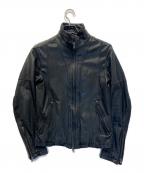 SHELLACシェラック）の古着「レザージャケット」｜ブラック