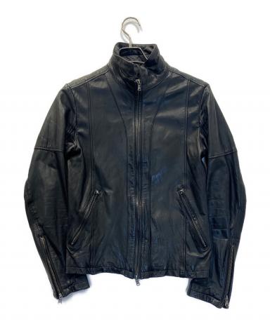 中古・古着通販】SHELLAC (シェラック) レザージャケット ブラック