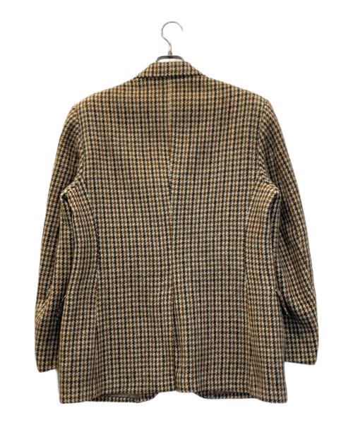 Harris Tweed（ハリスツイード）Harris Tweed (ハリスツイード) 千鳥格子柄ジャケット ブラウン サイズ:40(M〜Lサイズ相当)の古着・服飾アイテム