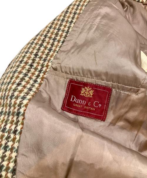 Harris Tweed（ハリスツイード）Harris Tweed (ハリスツイード) 千鳥格子柄ジャケット ブラウン サイズ:40(M〜Lサイズ相当)の古着・服飾アイテム