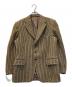 Harris Tweed（ハリスツイード）の古着「千鳥格子柄ジャケット」｜ブラウン