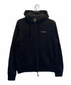 ARMANI EXCHANGEアルマーニ エクスチェンジ）の古着「ジップパーカー」｜ブラック