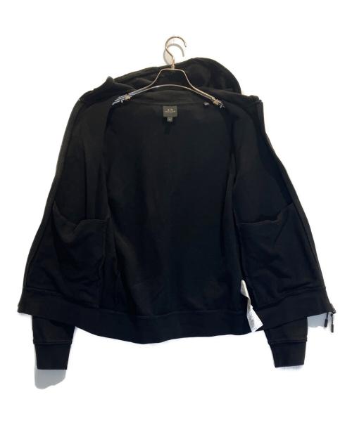 ARMANI EXCHANGE（アルマーニ エクスチェンジ）ARMANI EXCHANGE (アルマーニ エクスチェンジ) ジップパーカー ブラック サイズ:Mの古着・服飾アイテム