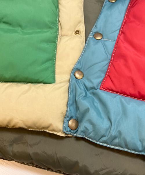 BEAMS（ビームス）BEAMS (ビームス) RockyMountainFeatherBed (ロッキーマウンテンフェザーベッド) ダウンベスト マルチカラー サイズ:38の古着・服飾アイテム