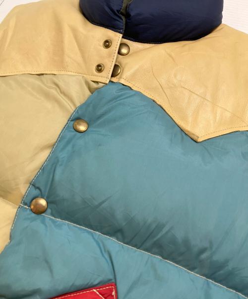 BEAMS（ビームス）BEAMS (ビームス) RockyMountainFeatherBed (ロッキーマウンテンフェザーベッド) ダウンベスト マルチカラー サイズ:38の古着・服飾アイテム