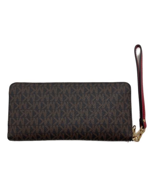 MICHAEL KORS（マイケルコース）MICHAEL KORS (マイケルコース) 長財布 ブラウンの古着・服飾アイテム