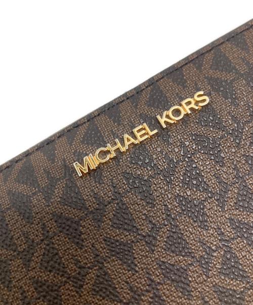 MICHAEL KORS（マイケルコース）MICHAEL KORS (マイケルコース) 長財布 ブラウンの古着・服飾アイテム