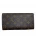 LOUIS VUITTON (ルイ ヴィトン) モノグラム ポルトフォイユ・サラ：15000円