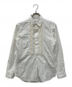 COMME des GARCONS COMME des GARCONSコムデギャルソン コムデギャルソン）の古着「レース切替シャツ」｜ホワイト