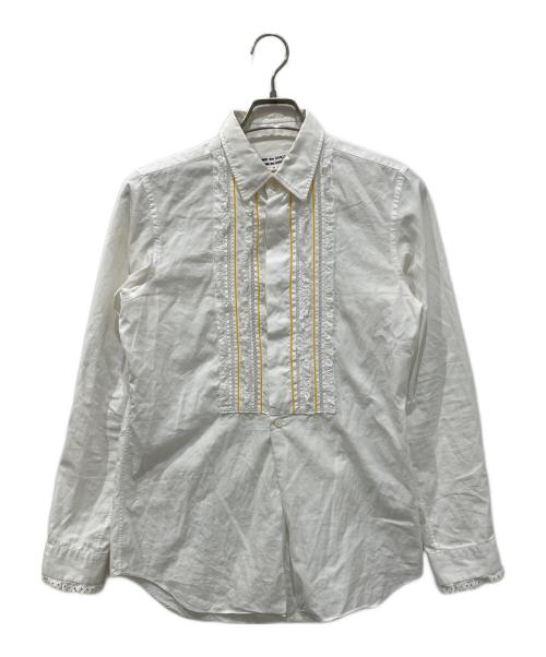 COMME des GARCONS COMME des GARCONS（コムデギャルソン コムデギャルソン）COMME des GARCONS COMME des GARCONS (コムデギャルソン コムデギャルソン) レース切替シャツ ホワイト サイズ:Sの古着・服飾アイテム