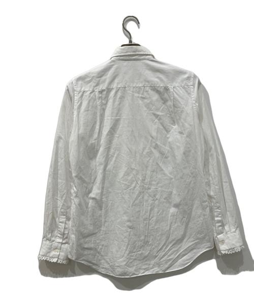COMME des GARCONS COMME des GARCONS（コムデギャルソン コムデギャルソン）COMME des GARCONS COMME des GARCONS (コムデギャルソン コムデギャルソン) レース切替シャツ ホワイト サイズ:Sの古着・服飾アイテム