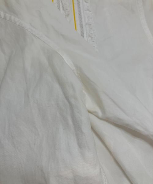 COMME des GARCONS COMME des GARCONS（コムデギャルソン コムデギャルソン）COMME des GARCONS COMME des GARCONS (コムデギャルソン コムデギャルソン) レース切替シャツ ホワイト サイズ:Sの古着・服飾アイテム