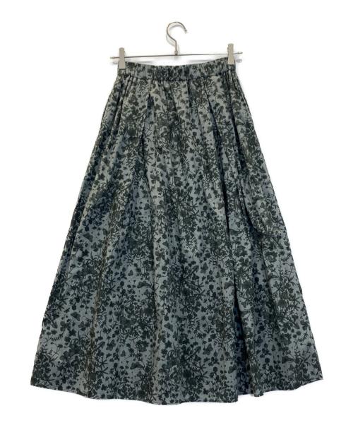 KAGURE（カグレ）kagure (カグレ) リバティプリントスカート ブラック サイズ:Freeの古着・服飾アイテム