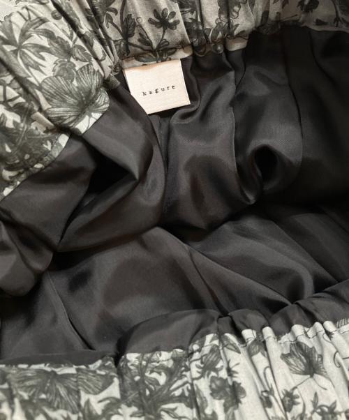 KAGURE（カグレ）kagure (カグレ) リバティプリントスカート ブラック サイズ:Freeの古着・服飾アイテム
