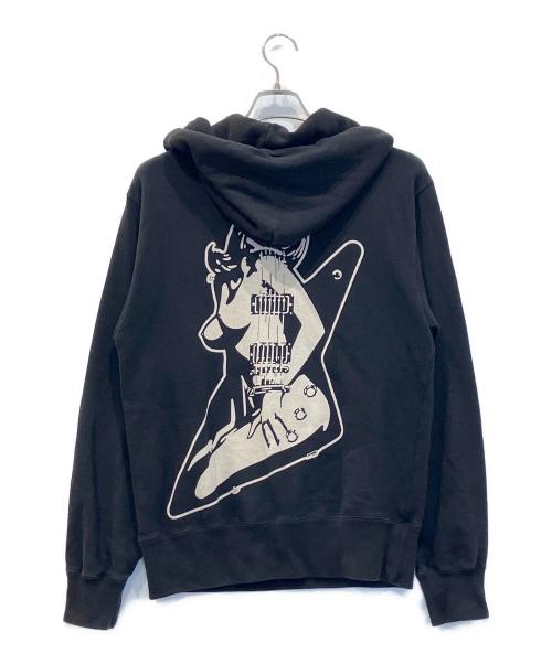 Hysteric Glamour（ヒステリックグラマー）Hysteric Glamour (ヒステリックグラマー) プルオーバーパーカー ブラック サイズ:Sの古着・服飾アイテム