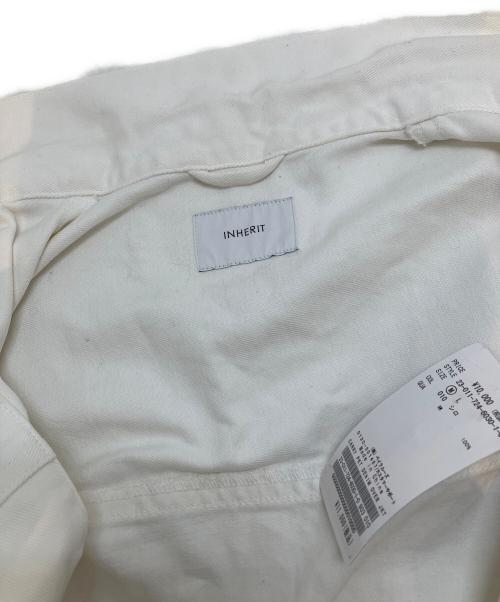 INHERIT（インヘリット）INHERIT (インヘリット) オーバーサイズ CARRY POCKET デニムジャケット ホワイト サイズ:M 未使用品の古着・服飾アイテム