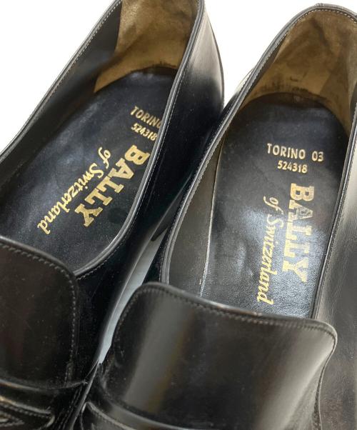 BALLY（バリー）BALLY (バリー) TORINO　ローファー ブラック サイズ:7(25.5cm～26.0cm)の古着・服飾アイテム