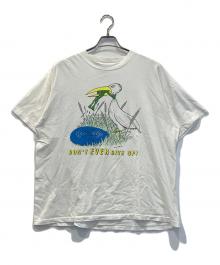 ONEITA（オニータ）の古着「メッセージTシャツ」｜ホワイト