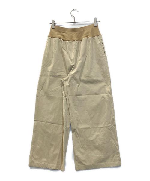 BEARDSLEY（ビアズリー）BEARDSLEY (ビアズリー) コットンストレッチウエストリブパンツ ブラウン サイズ:1の古着・服飾アイテム