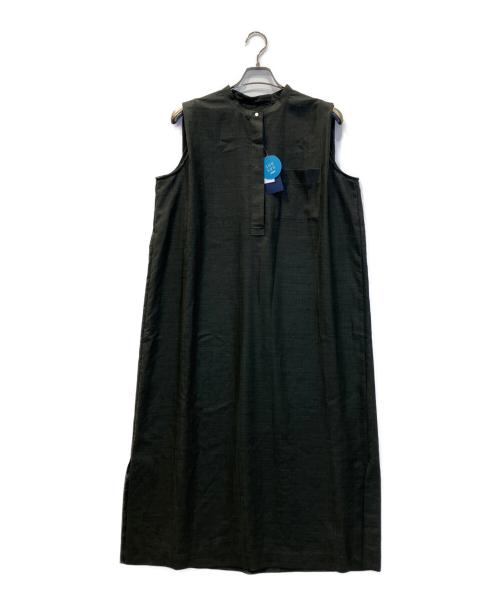 SHIPS（シップス）SHIPS (シップス) 〈接触冷感/UVカット/吸水速乾/洗濯機可能〉SUUSUU タック スリーブ ワンピース グレー サイズ:ONE SIZE 未使用品の古着・服飾アイテム