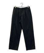 N.HOOLYWOODエヌ ハリウッド）の古着「WIDE TAPERED EASY SLACKS」｜ブラック