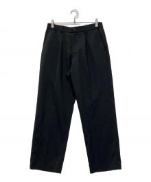N.HOOLYWOOD（エヌ ハリウッド）の古着「WIDE TAPERED EASY SLACKS」｜ブラック