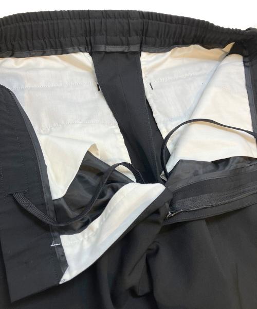 N.HOOLYWOOD（エヌ ハリウッド）N.HOOLYWOOD (エヌ ハリウッド) WIDE TAPERED EASY SLACKS ブラック サイズ:38の古着・服飾アイテム