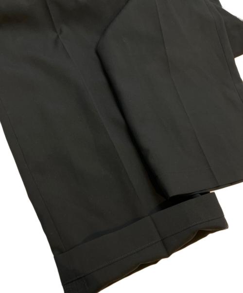 N.HOOLYWOOD（エヌ ハリウッド）N.HOOLYWOOD (エヌ ハリウッド) WIDE TAPERED EASY SLACKS ブラック サイズ:38の古着・服飾アイテム