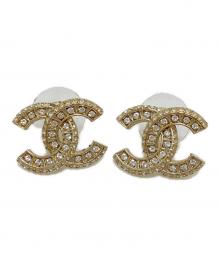 CHANEL（シャネル）の古着「ココマーク ラインストーンピアス」